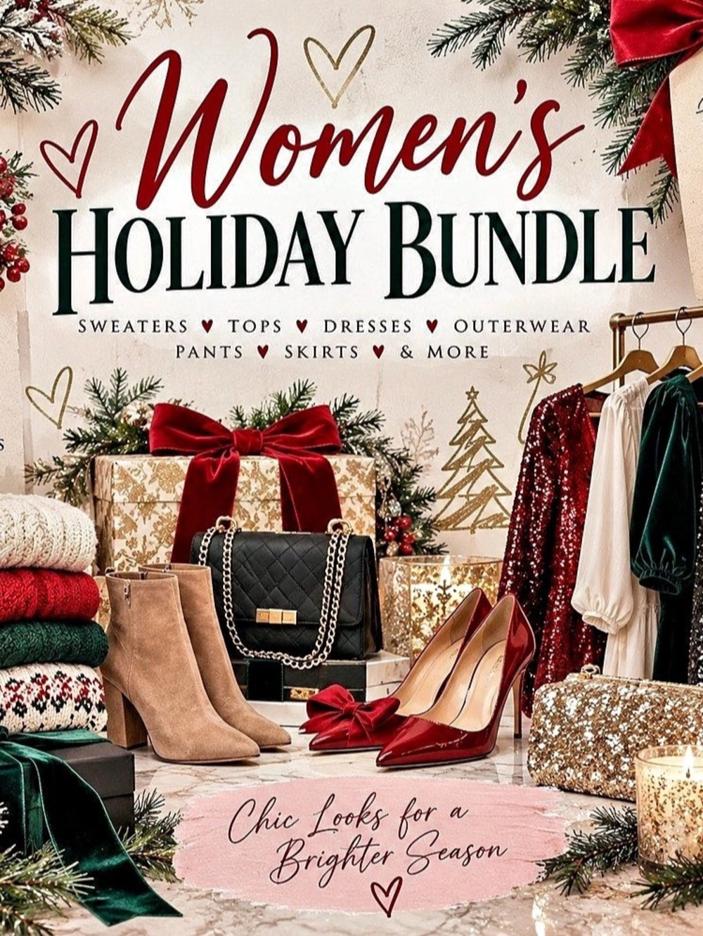 Women's Holiday Clothing Bundle